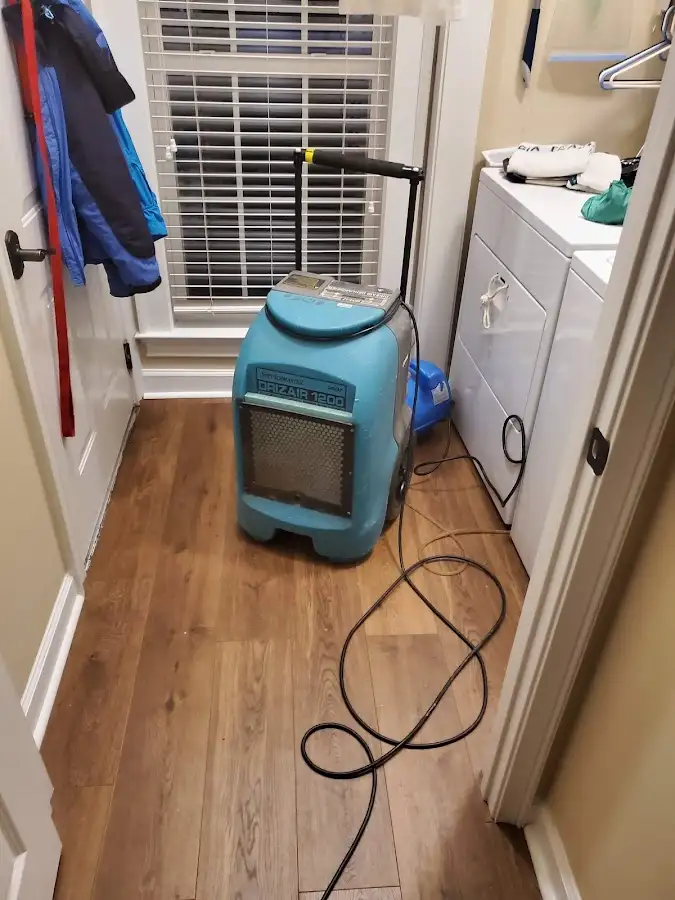 Commercial dehumidifier deployed for Flood Damage Cleanup in Utica